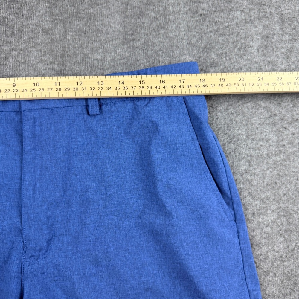 Grand Slam Golf Shorts Men's 36 Blue Performance Stretch Flat Front Casual - Picture 4 of 14